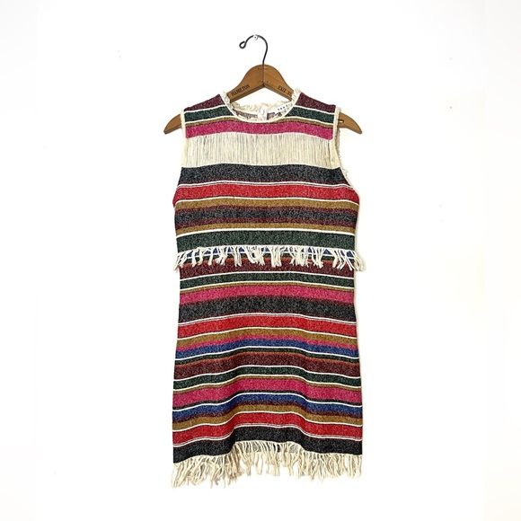Sandro | Ronia Fringe Mini Dress - Picture 4 of 8